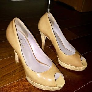 Cole Haan Nike Air patent Leather high heels 9.5